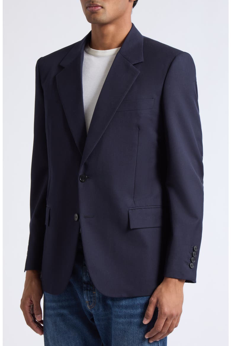 Notch Lapel Wool Sport Coat, Alternate, color, NIGHT BLUE