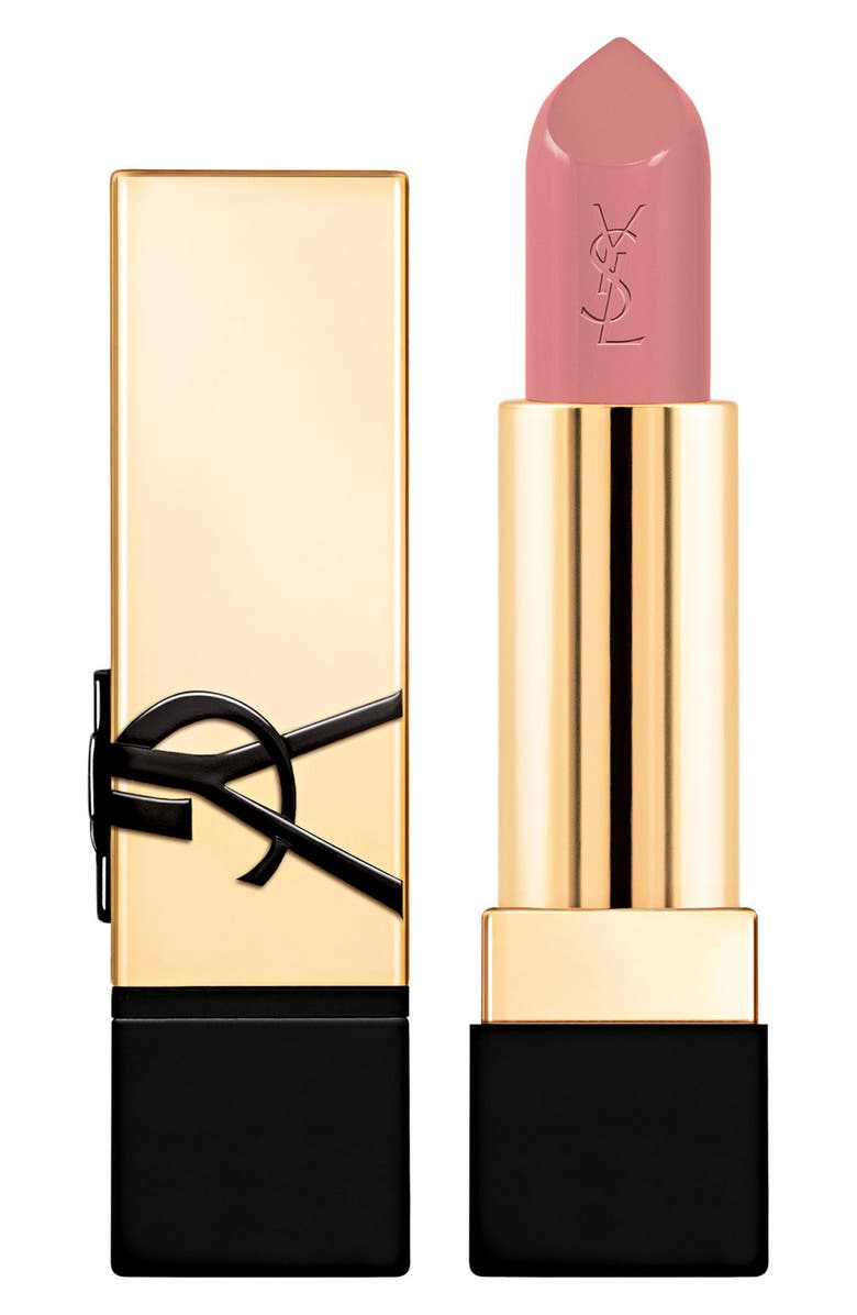 Yves Saint Laurent Rouge Pur Couture Caring Satin Lipstick with Ceramides, Main, color, N5 Tribute Nude
