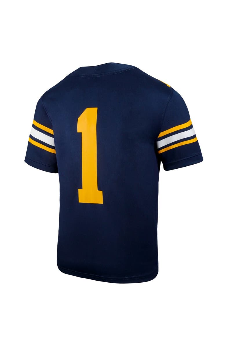 Nike Youth Nike #1 Navy Cal Bears Untouchable Replica Game Jersey, Alternate, color, Navy