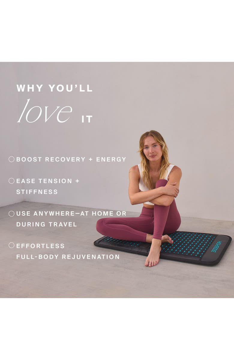 HigherDOSE Infrared PEMF GO Mat, Alternate, color, Black Multi