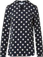 Akris punto Polka Dot Long Sleeve Top