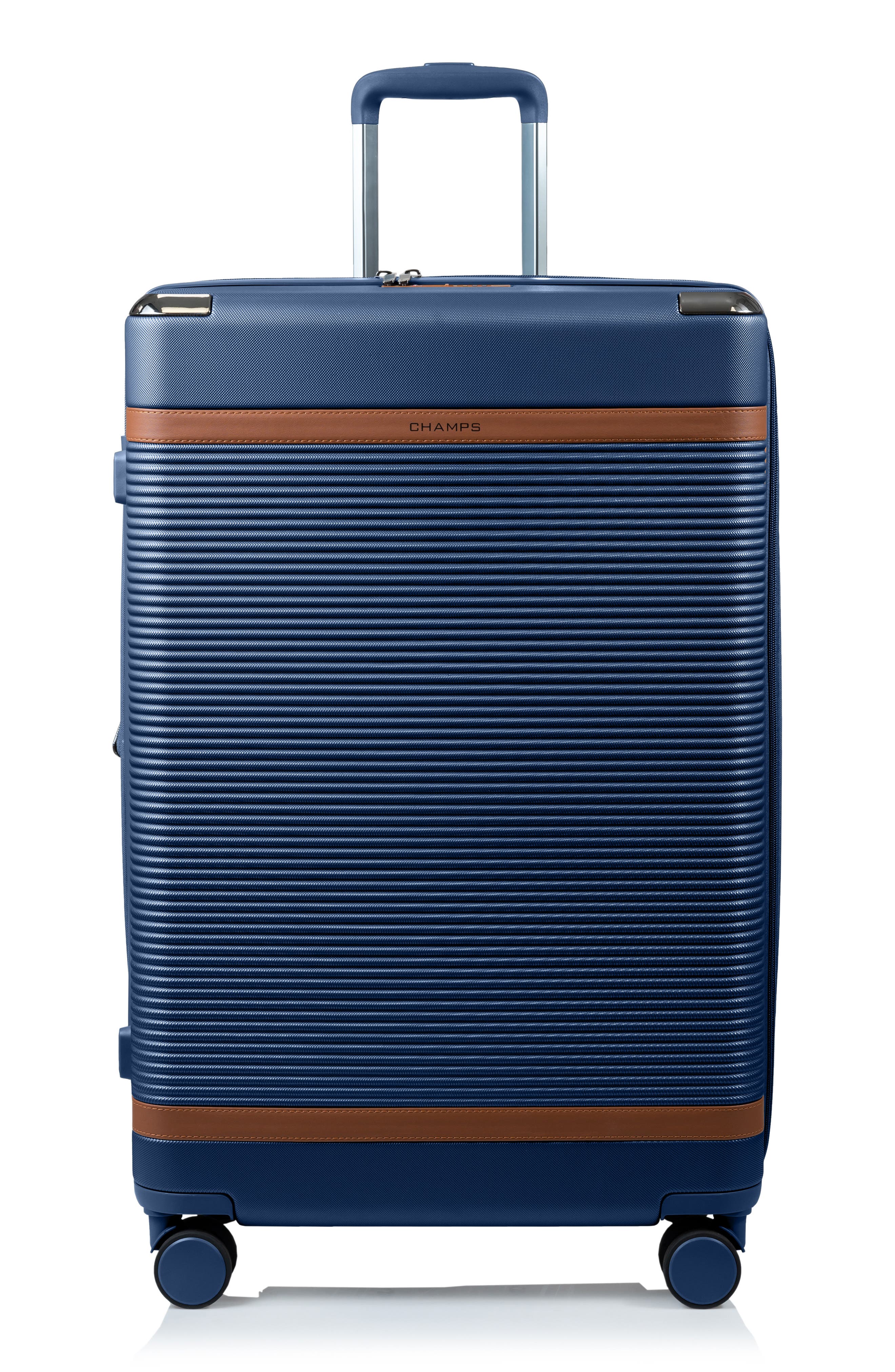 CHAMPS Vintage III Hardside 3-Piece Luggage Set, Alternate, color, Navy
