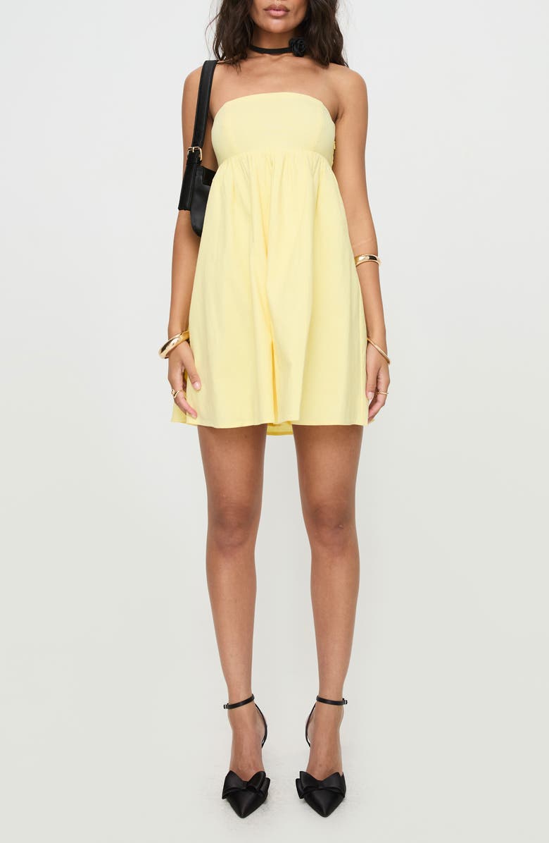 Princess Polly Osment Strapless Minidress, Main, color, 