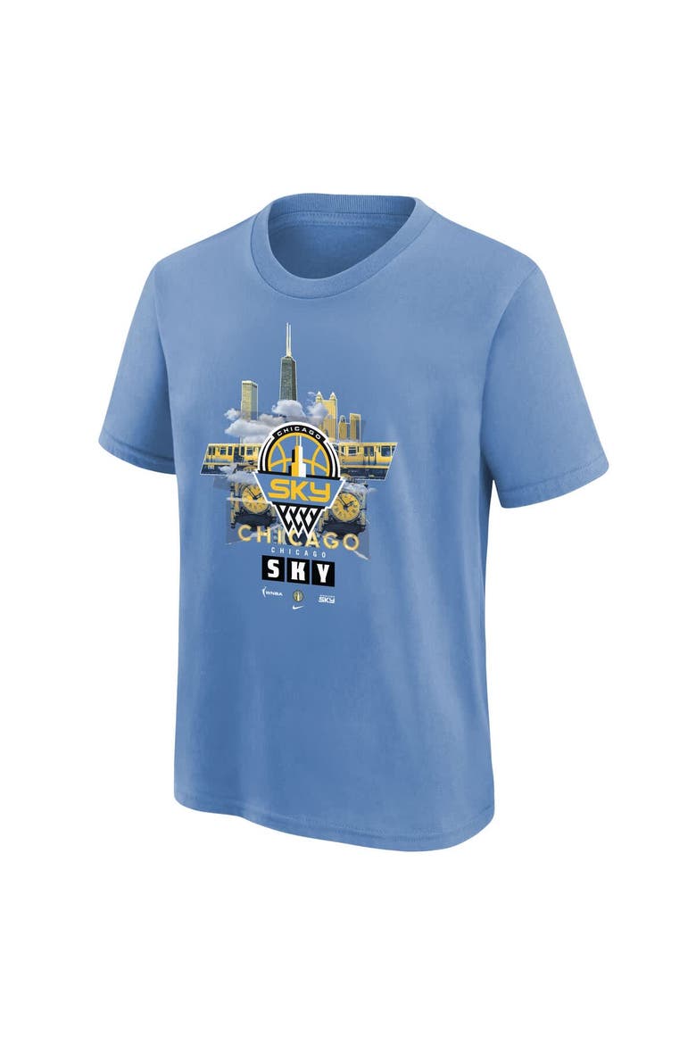 Youth Nike  Sky Blue Chicago Sky Original Content T-Shirt, Alternate, color, Light Blue