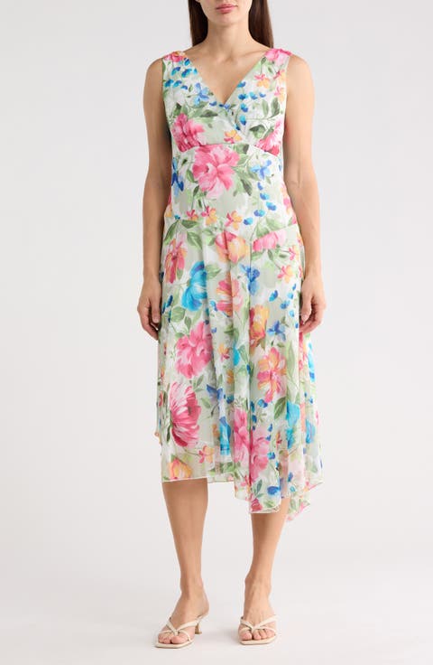 Yoryu Asymmetric Midi Dress