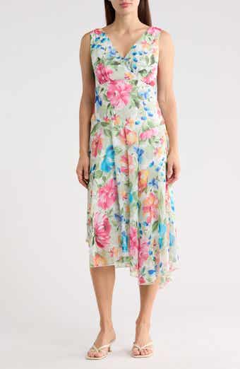 Yoryu Asymmetric Midi Dress