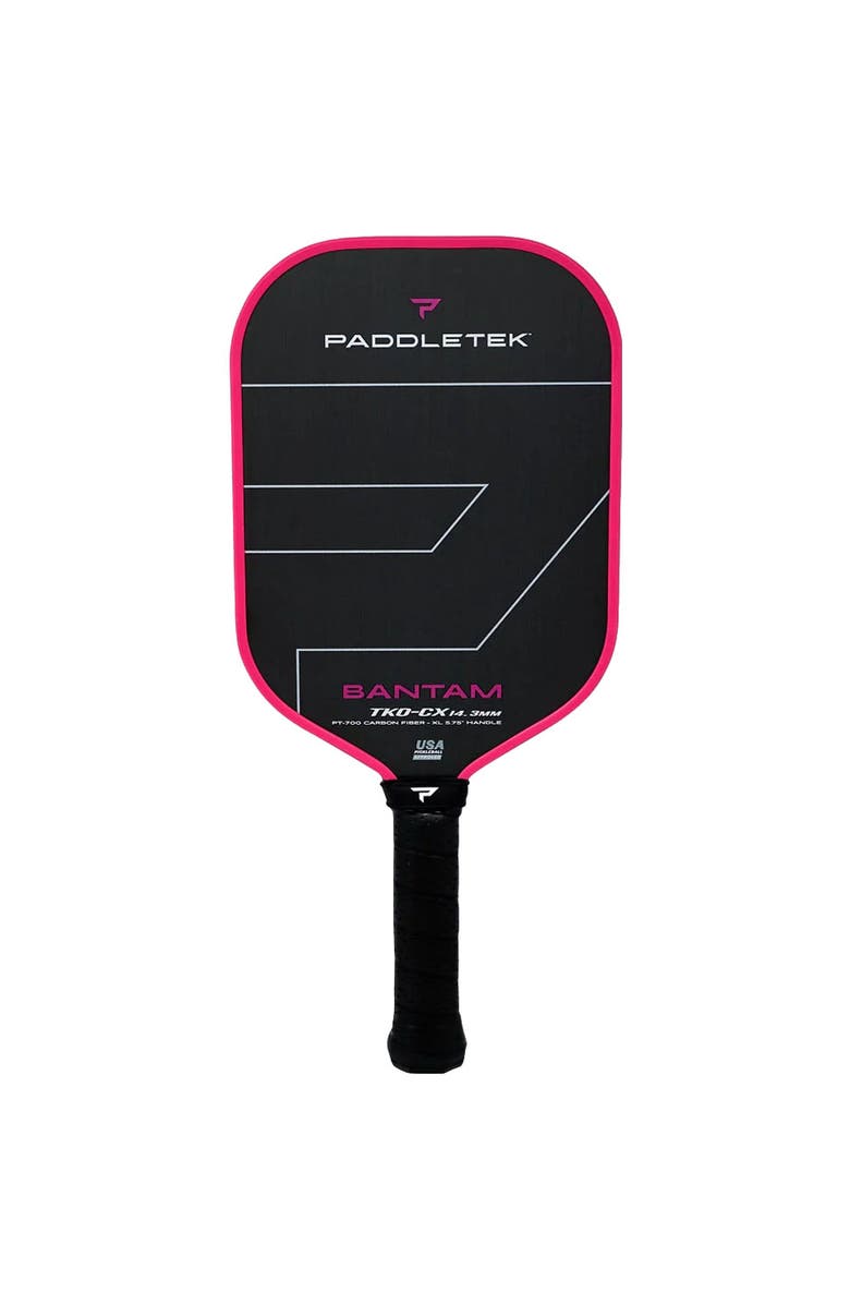 Paddletek Bantam TKO-CX 14.3 Pickleball Paddle, Main, color, Pink