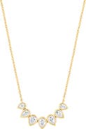 EFFY Lab Grown Diamond Curved Pendant Necklace