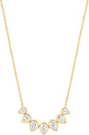 EFFY Lab Grown Diamond Curved Pendant Necklace