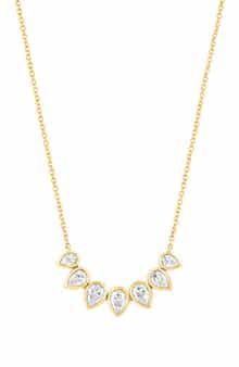 EFFY Lab Grown Diamond Curved Pendant Necklace