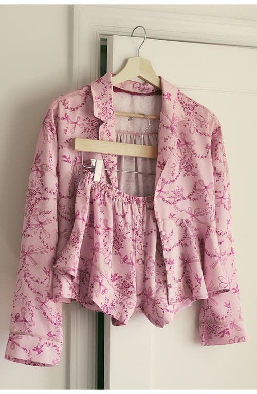 Free People Beauty Sleep Short Pajamas In Pink