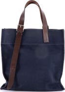 Pre-Owned Hermes Etriviere Shopping Tote Toile and Leather