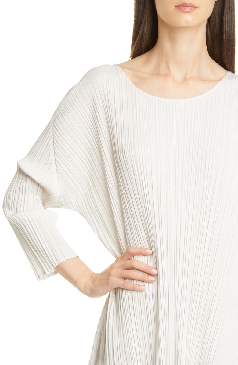 Pleats Please Issey Miyake Mellow Pleated Midi Dress, Alternate, color,