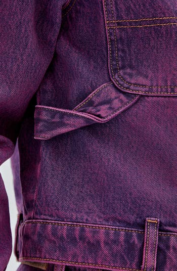 GUESS ORIGINALS Go Cropped Carpenter Denim Jacket | Nordstrom