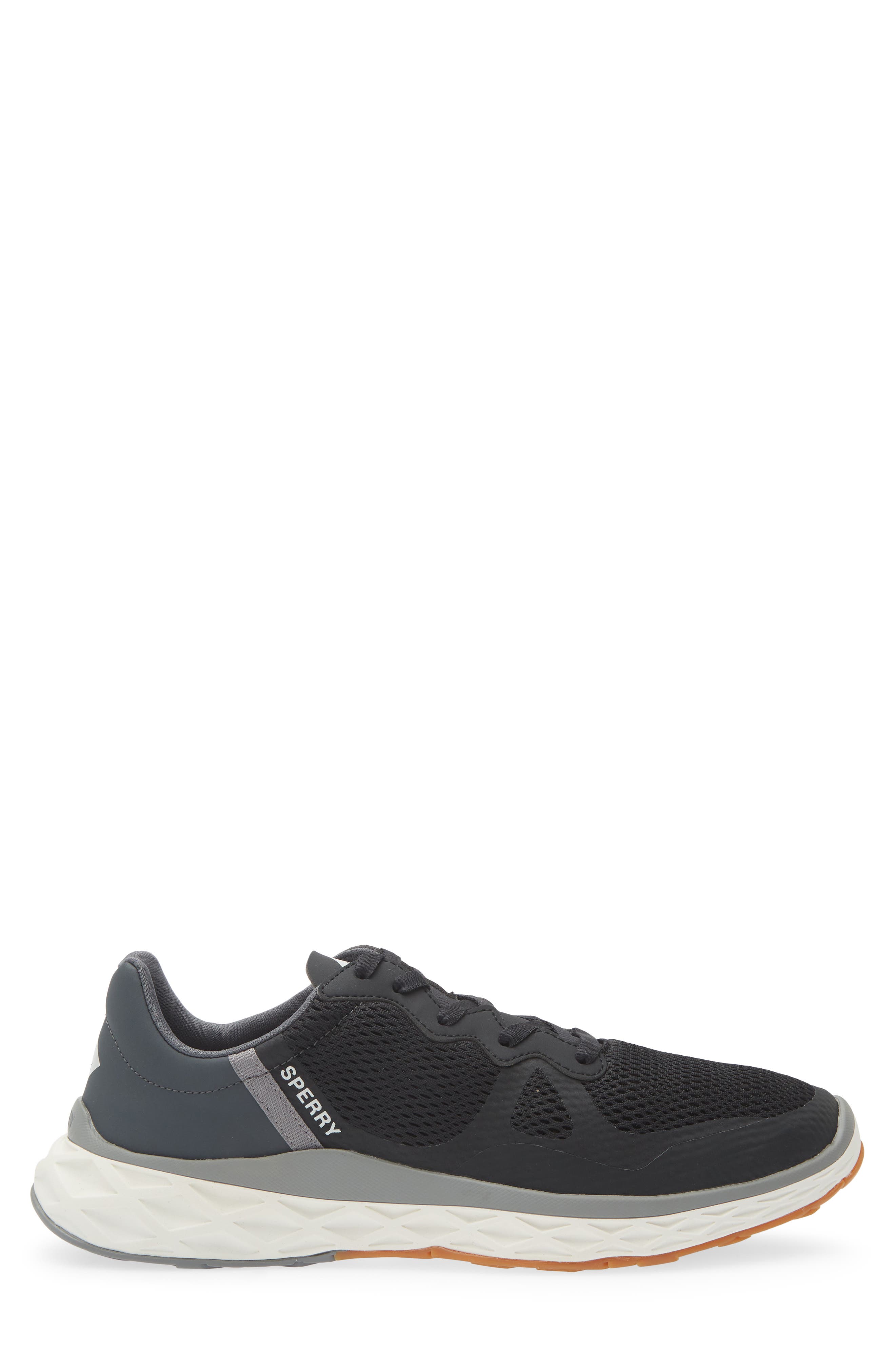 Sperry SeaCycled<sup>™</sup> Headsail Sneaker, Alternate, color, Black