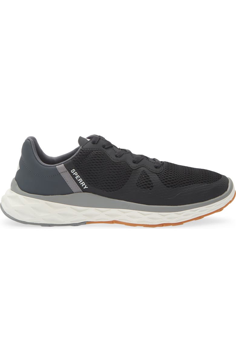 Sperry SeaCycled<sup>™</sup> Headsail Sneaker, Alternate, color, Black