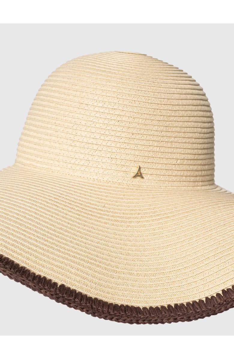 Manière De Voir Sandrine Raffia Oversized Sun Hat, Alternate, color, Natural