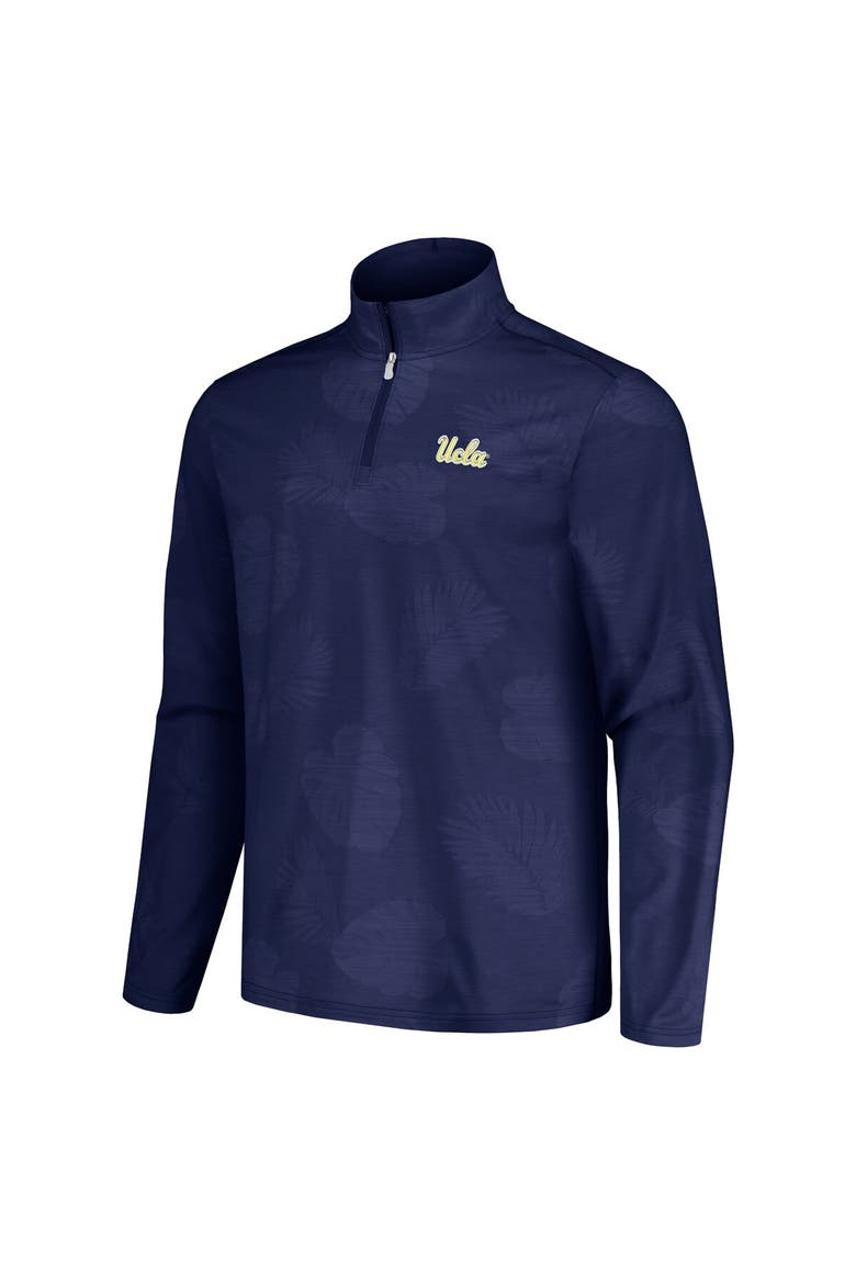 Men's Tommy Bahama Blue UCLA Bruins Delray Frond IslandZone Half-Zip Jacket, Alternate, color, Blue