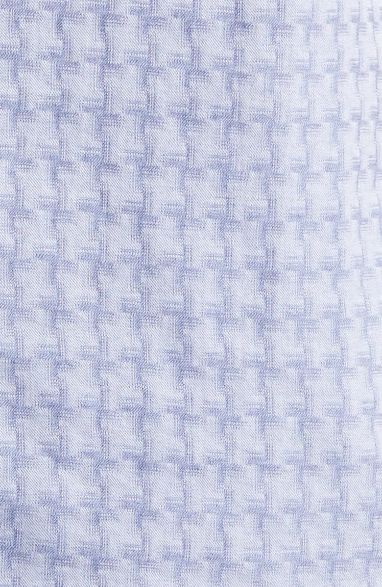 Robert Barakett Dearborn Short Sleeve Button-Up Shirt, Alternate, color, Blue