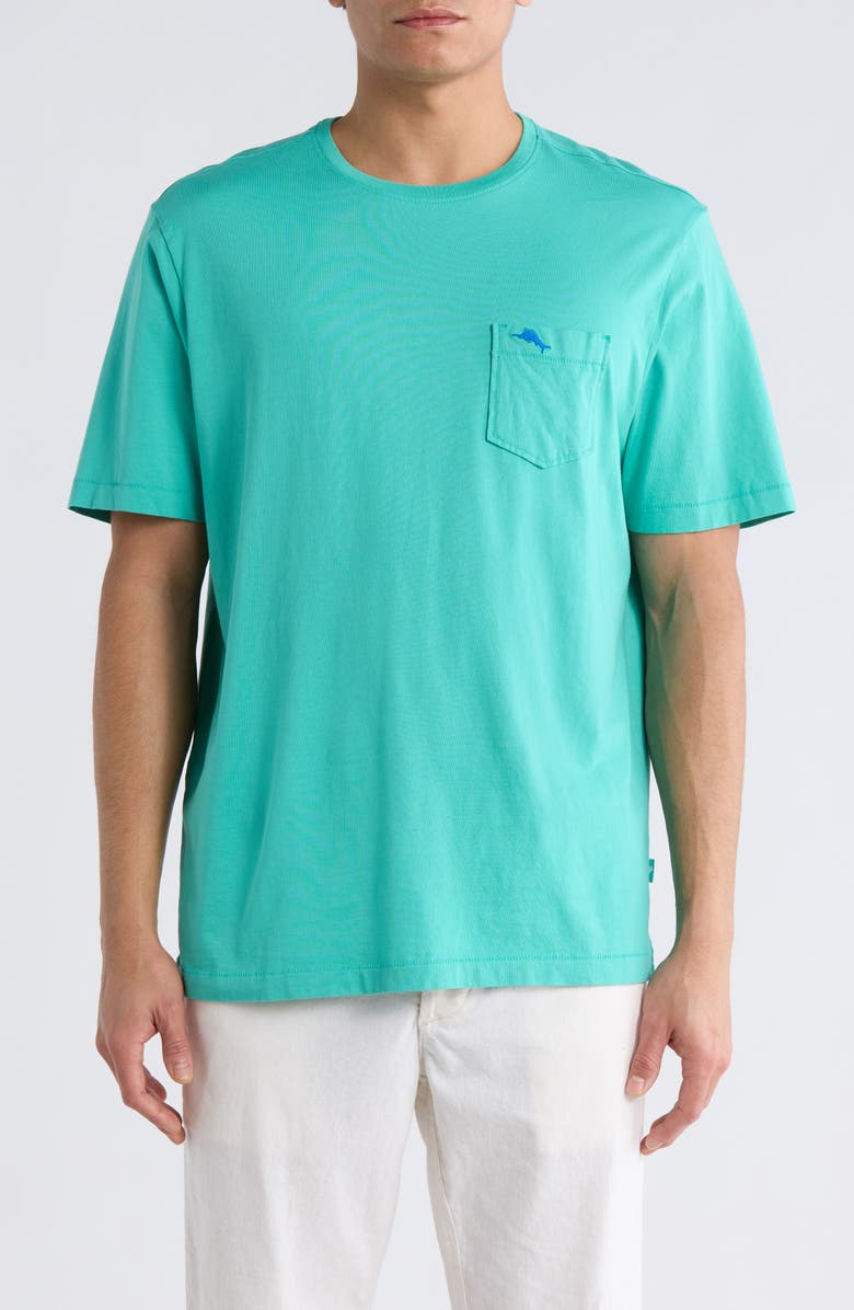 Tommy Bahama New Bali Sky Original Fit Pocket T-Shirt, Main, color, Kohala Tea