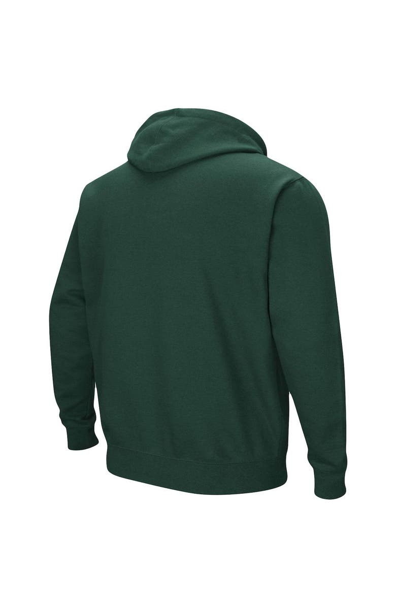 COLOSSEUM Men's Colosseum Green Michigan State Spartans Big & Tall Arch & Logo 2.0 Pullover Hoodie, Alternate, color, 