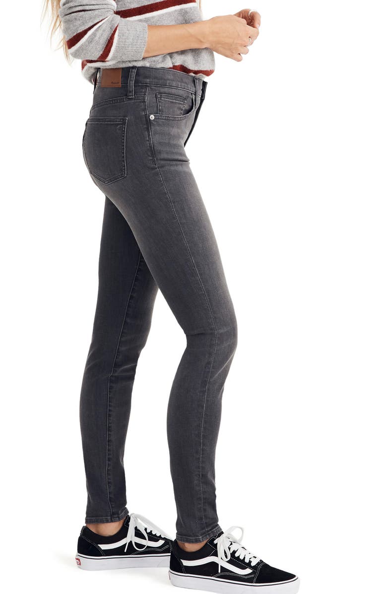 Madewell 9-Inch High Waist Skinny Jeans, Alternate, color, 