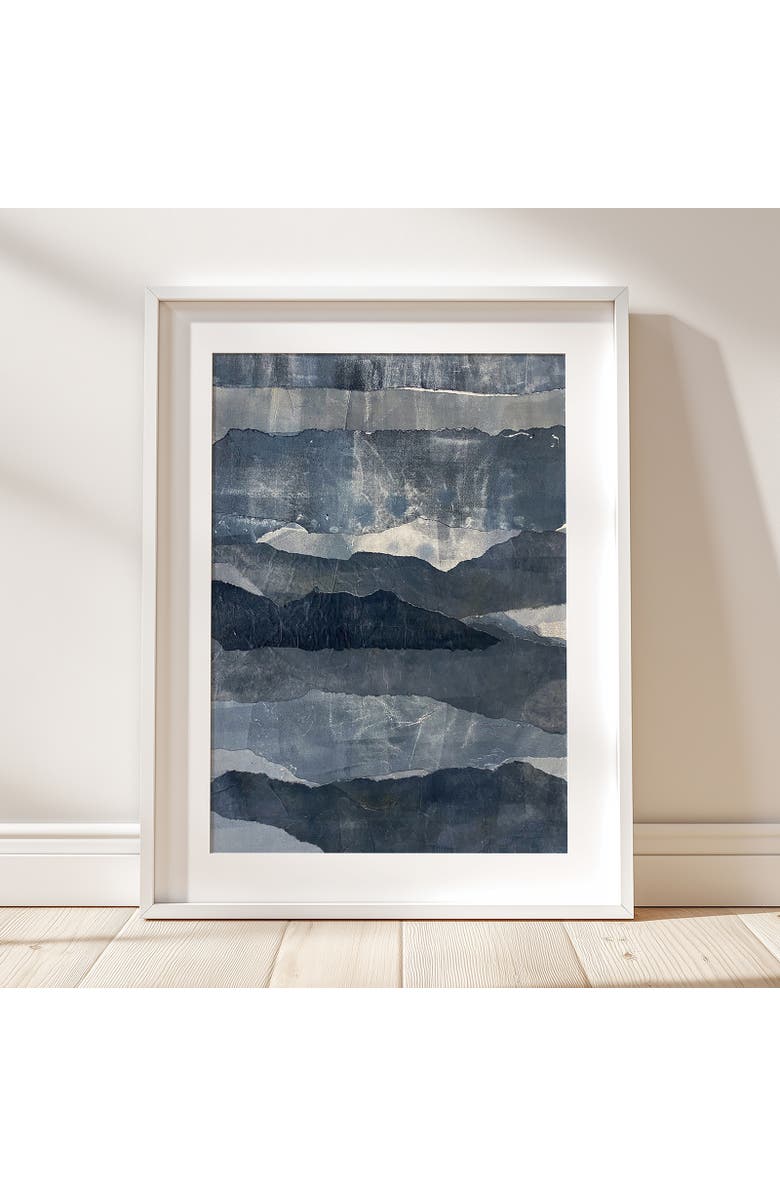 Artxtiles Blue Ridges Framed Print, Main, color, Multi