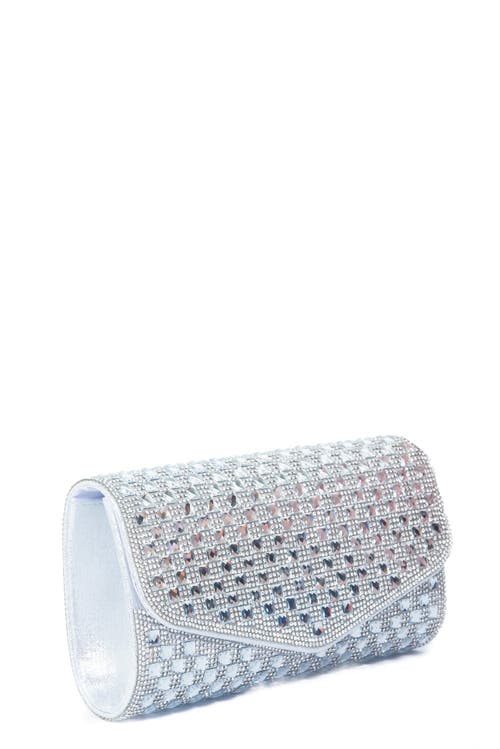 Lauren Lorraine Misha Clutch In Silver