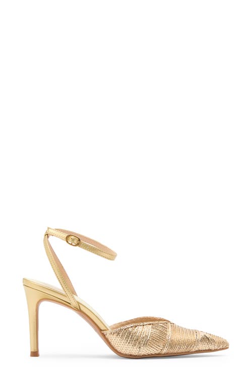 Dolce Vita Keisha Deco Pump In Gold Woven Stella
