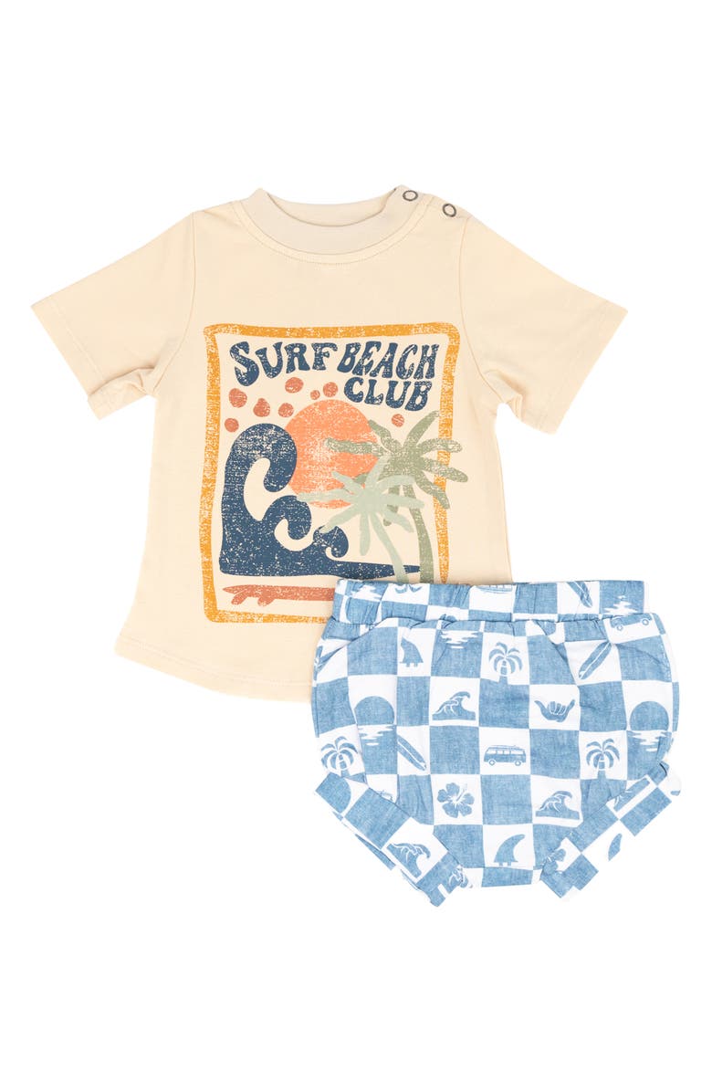 Miki Miette Christopher T-Shirt & Shorts Set, Main, color, 