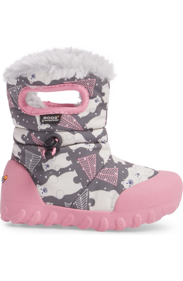 Bogs B-MOC Bears Waterproof Insulated Faux Fur Boot, Alternate, color,