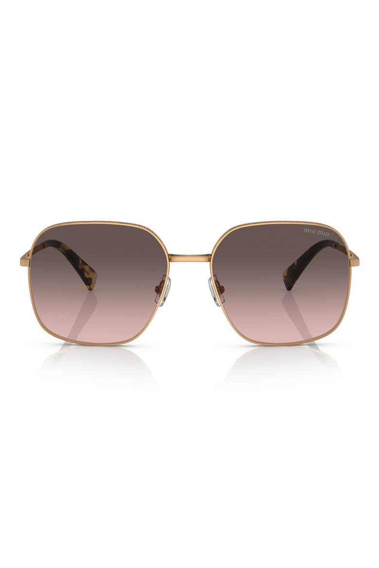 61mm Square Sunglasses, Main, color, ANTIQ COP