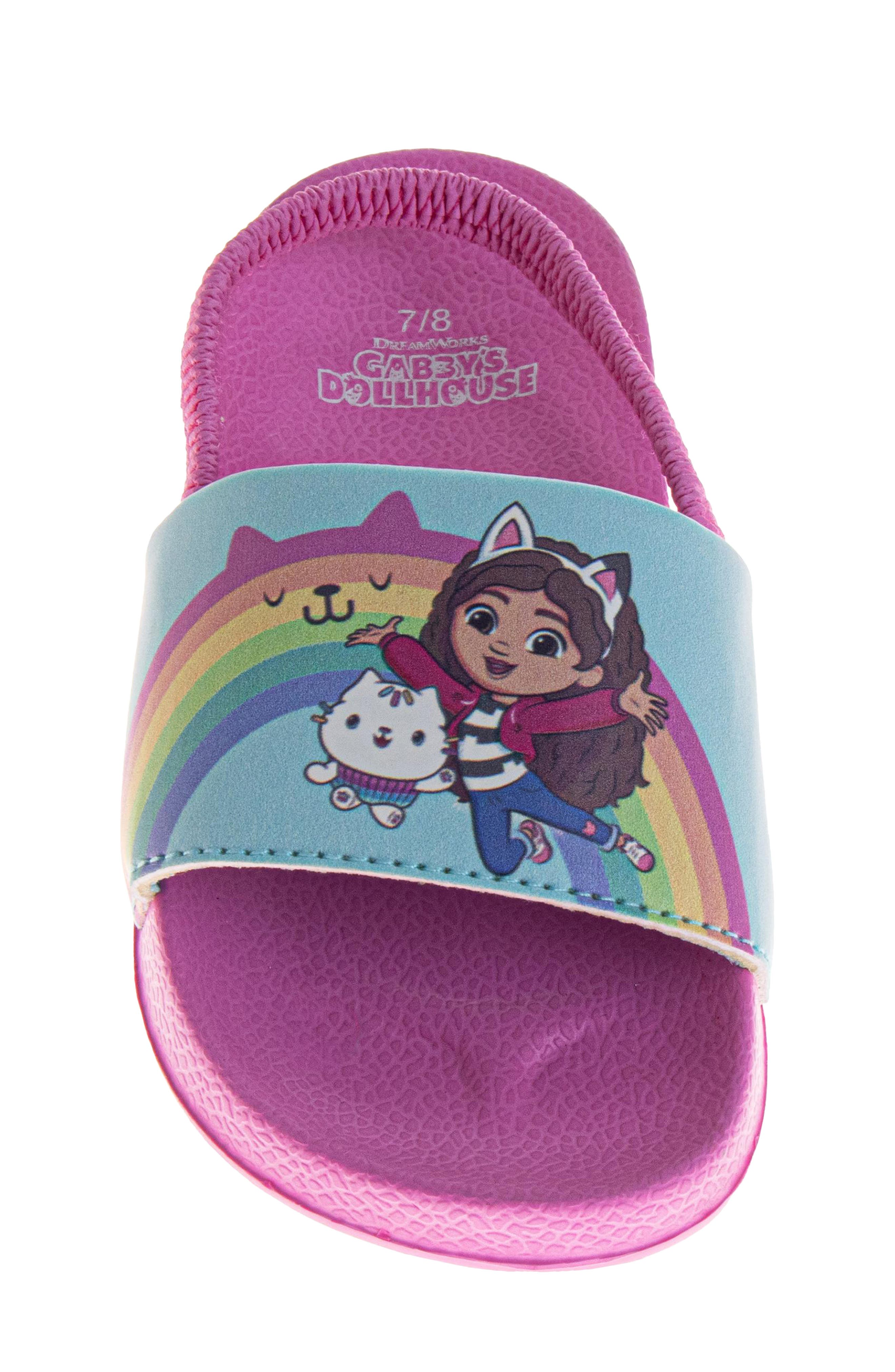 JOSMO Kids' Gabby's Dollhouse Purrfect Slide Sandal, Alternate, color, 