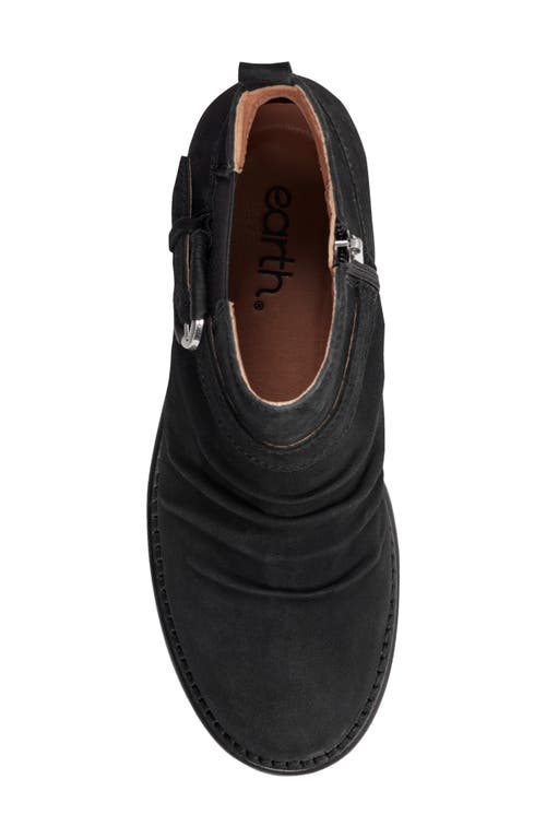 Earth ® Zane Ruched Bootie In Black