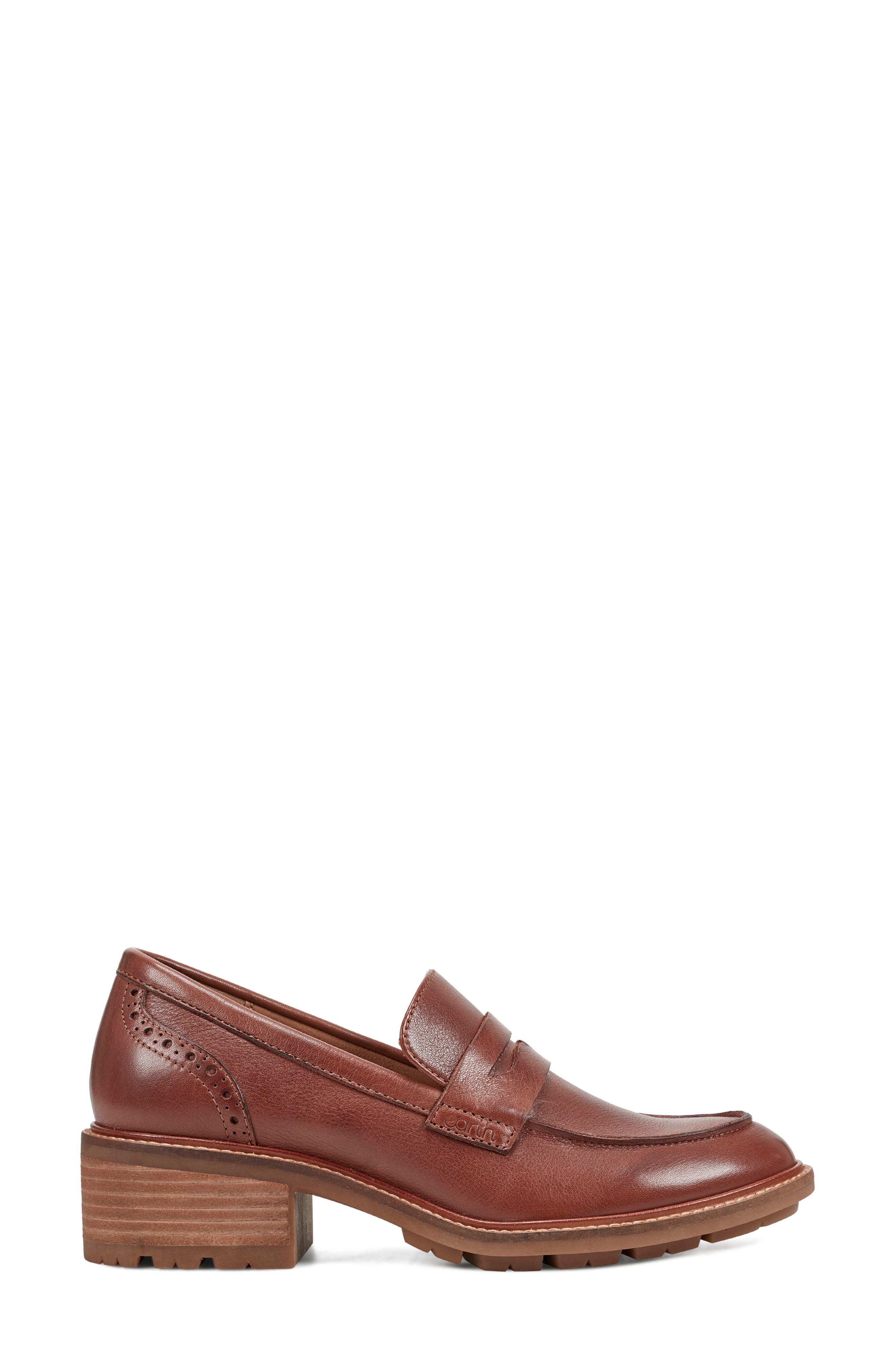 Earth<sup>®</sup> Lindy Penny Loafer, Alternate, color, Medium Brown