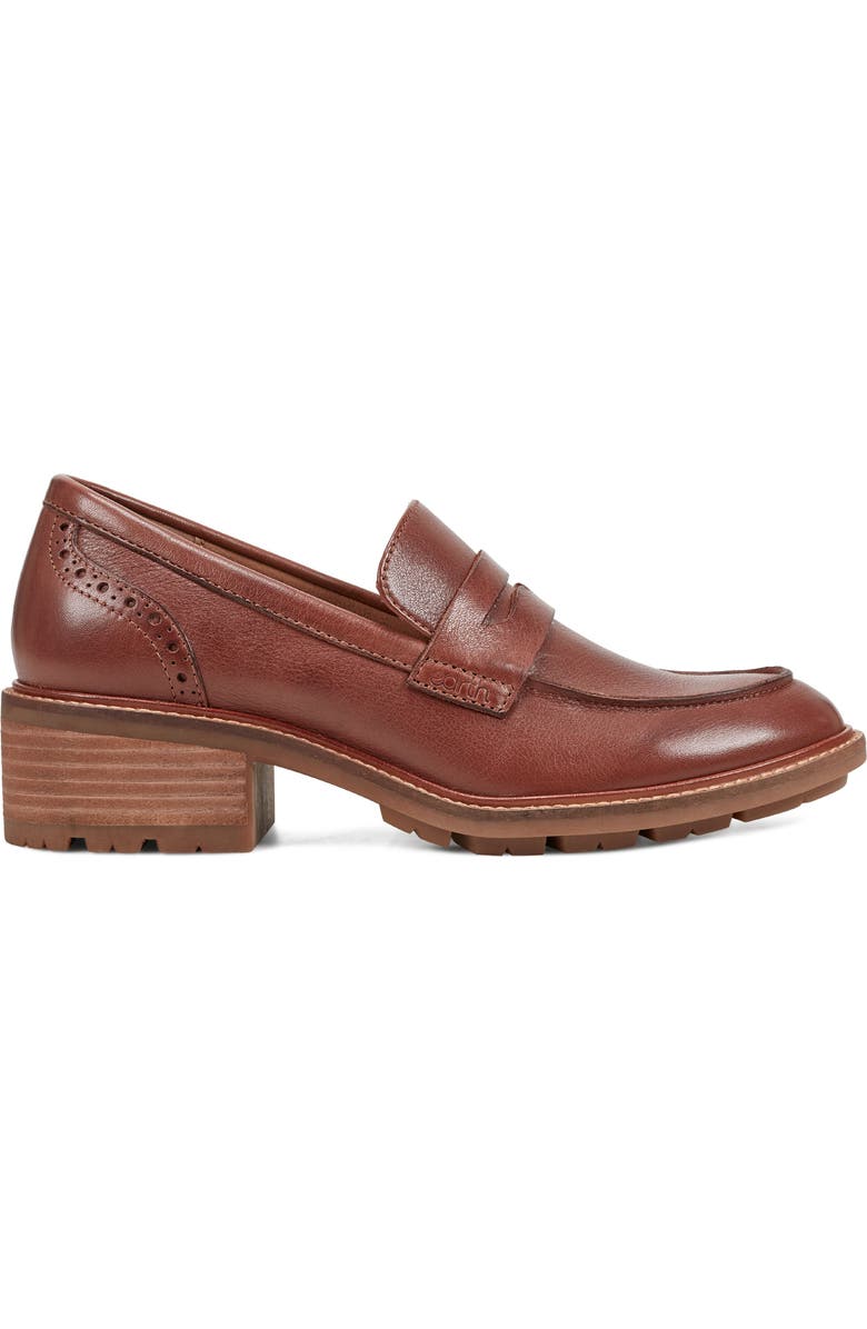 Earth<sup>®</sup> Lindy Penny Loafer, Alternate, color, Medium Brown