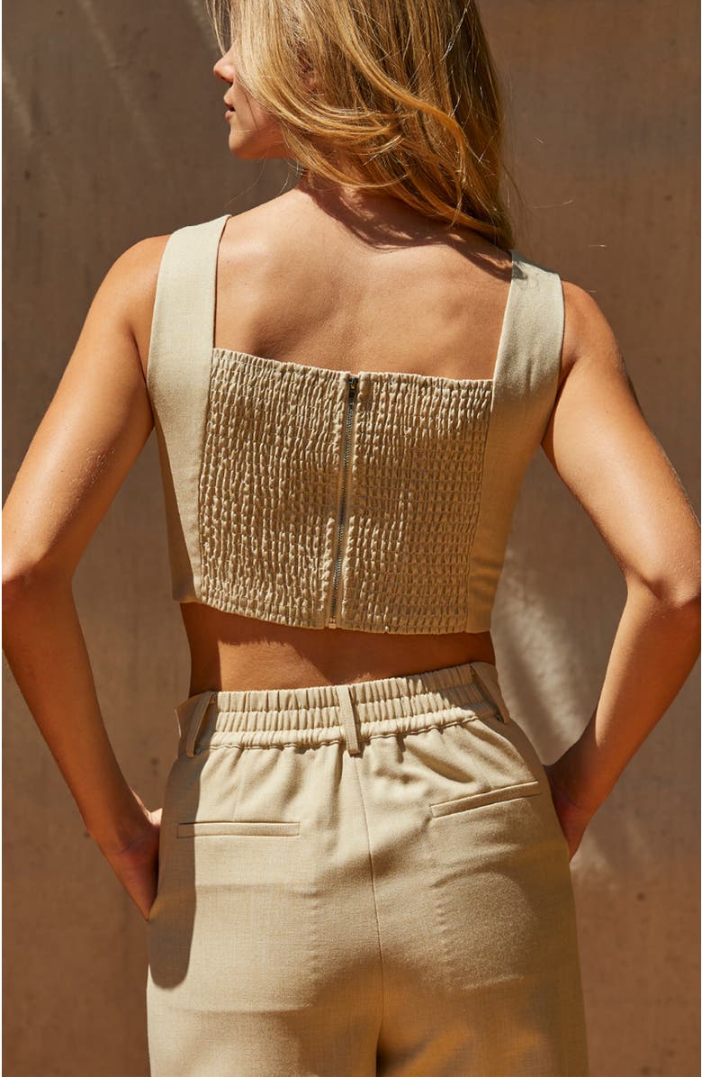 CRESCENT V-wire Crop Top, Alternate, color, 