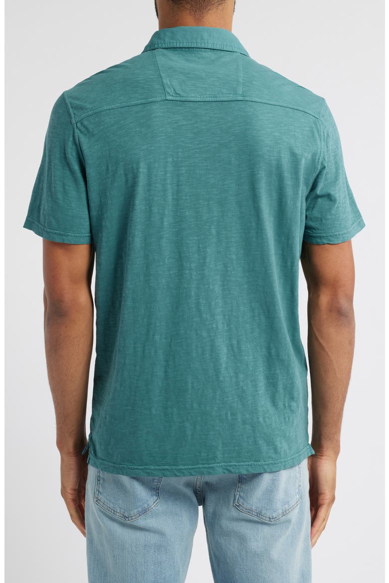 Condesa Canyon Organic Cotton Polo Shirt, Alternate, color, SEVEN SEAS