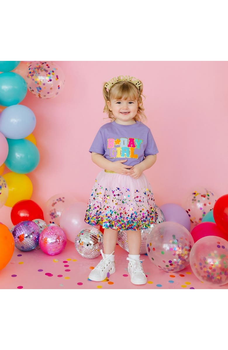 Sweet Wink Pink Confetti Tutu, Alternate, color, Pink