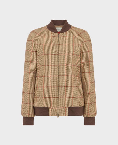 Louise Tweed Bomber Jacket