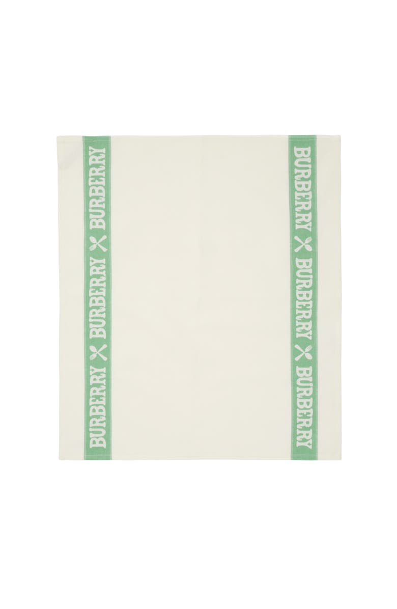 Burberry Recipe Tea Towel Set, Alternate, color, Mint