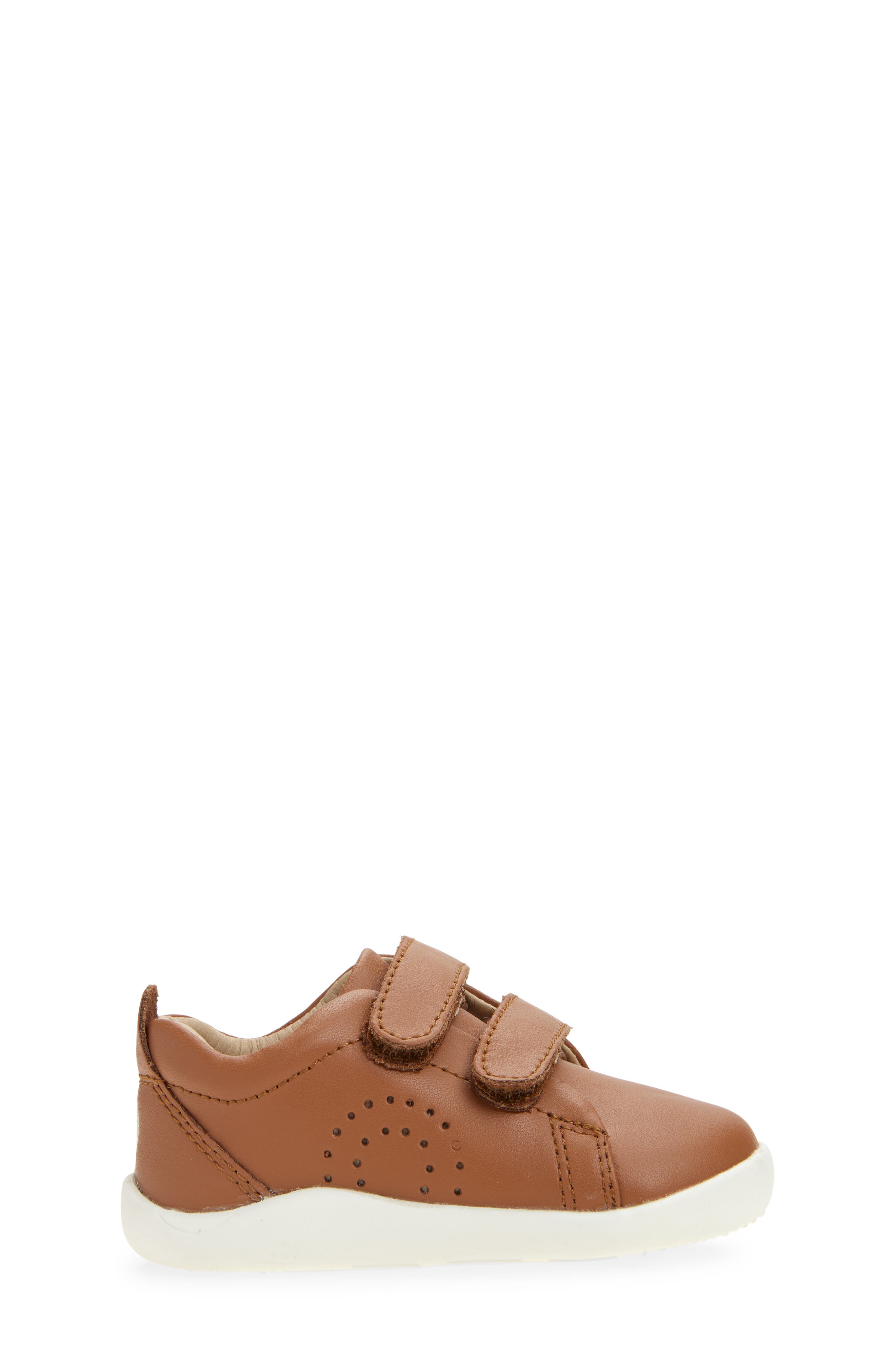 Kids' Metallic Leather Sneaker, Alternate, color, TAN