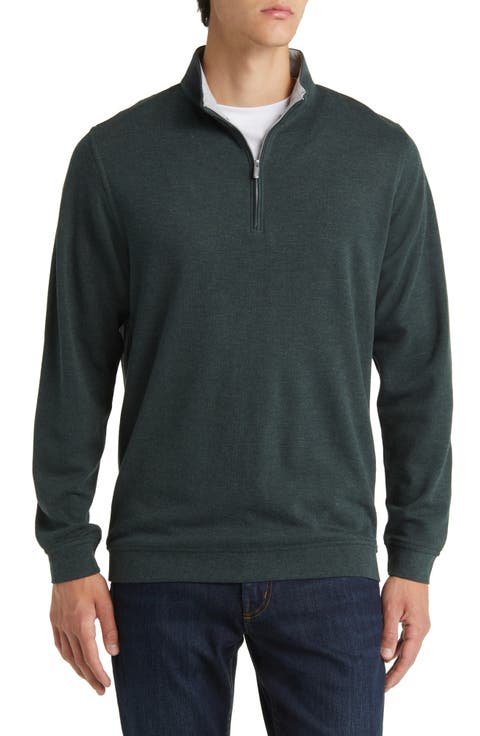 Comfort Interlock Quarter Zip Pullover