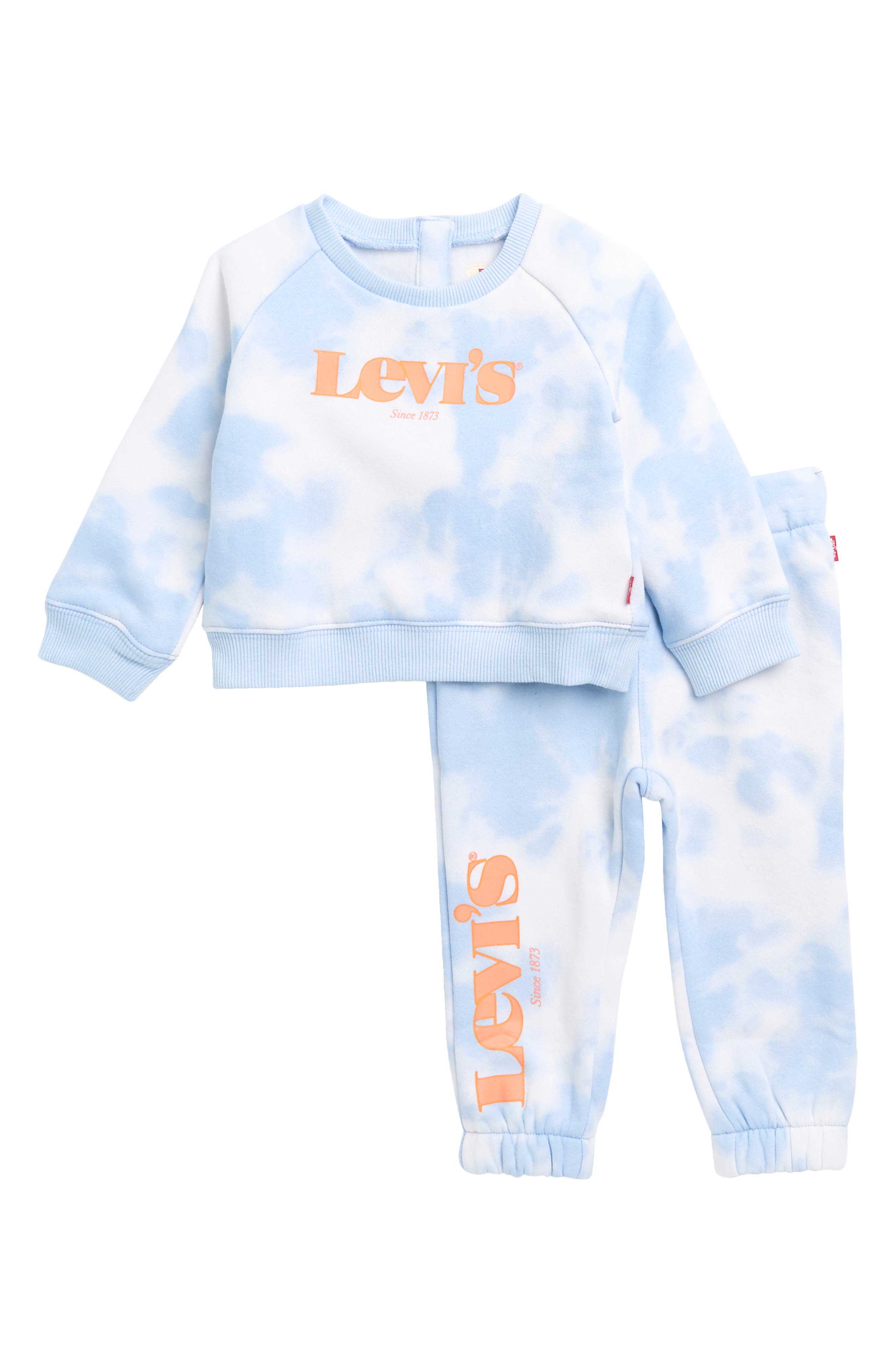 Levi's Logo Tie Dye Sweatshirt & Pants Set (Women) | Nordstromrack