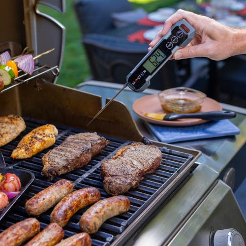 Maverick Temp & Time Thermocouple Instant Read Thermometer In Blue