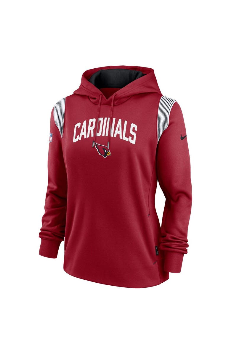 Nike Women's Nike Cardinal Arizona Cardinals Sideline Stack Performance Pullover Hoodie, Alternate, color, Cardinal