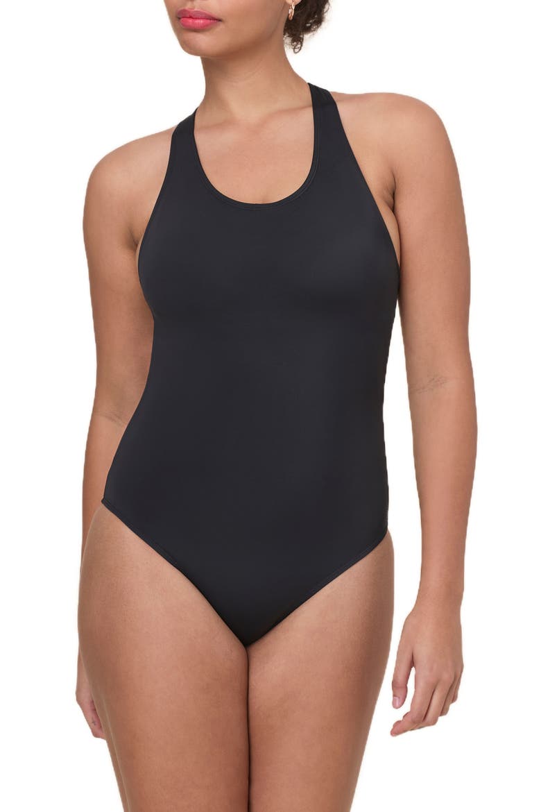 The Tulum One-Piece Swimsuit, Main, color, BLACK