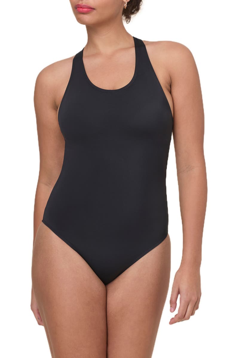 Andie The Tulum One-Piece Swimsuit, Main, color, Black