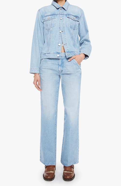 Mother The Bruiser Denim Jacket In Blue