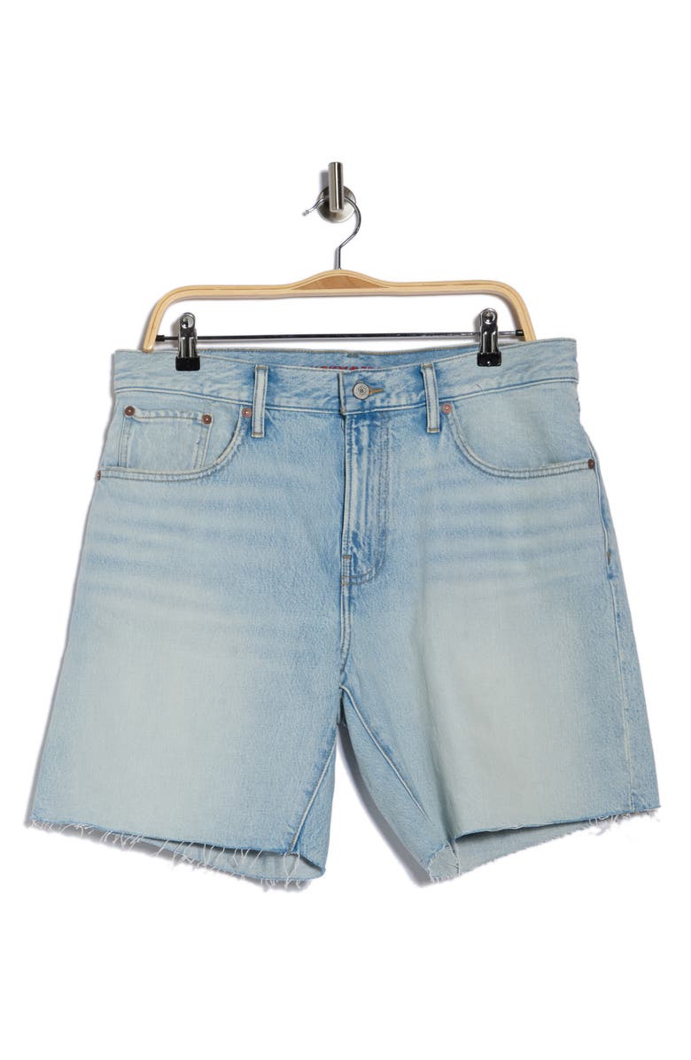 Lucky Brand Loose Cutoff Denim Shorts, Main, color, Monterey